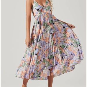 Blythe dress coral multi